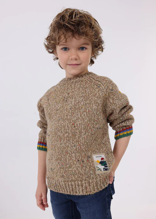 Mayoral M. Truffle Speckled Sweater