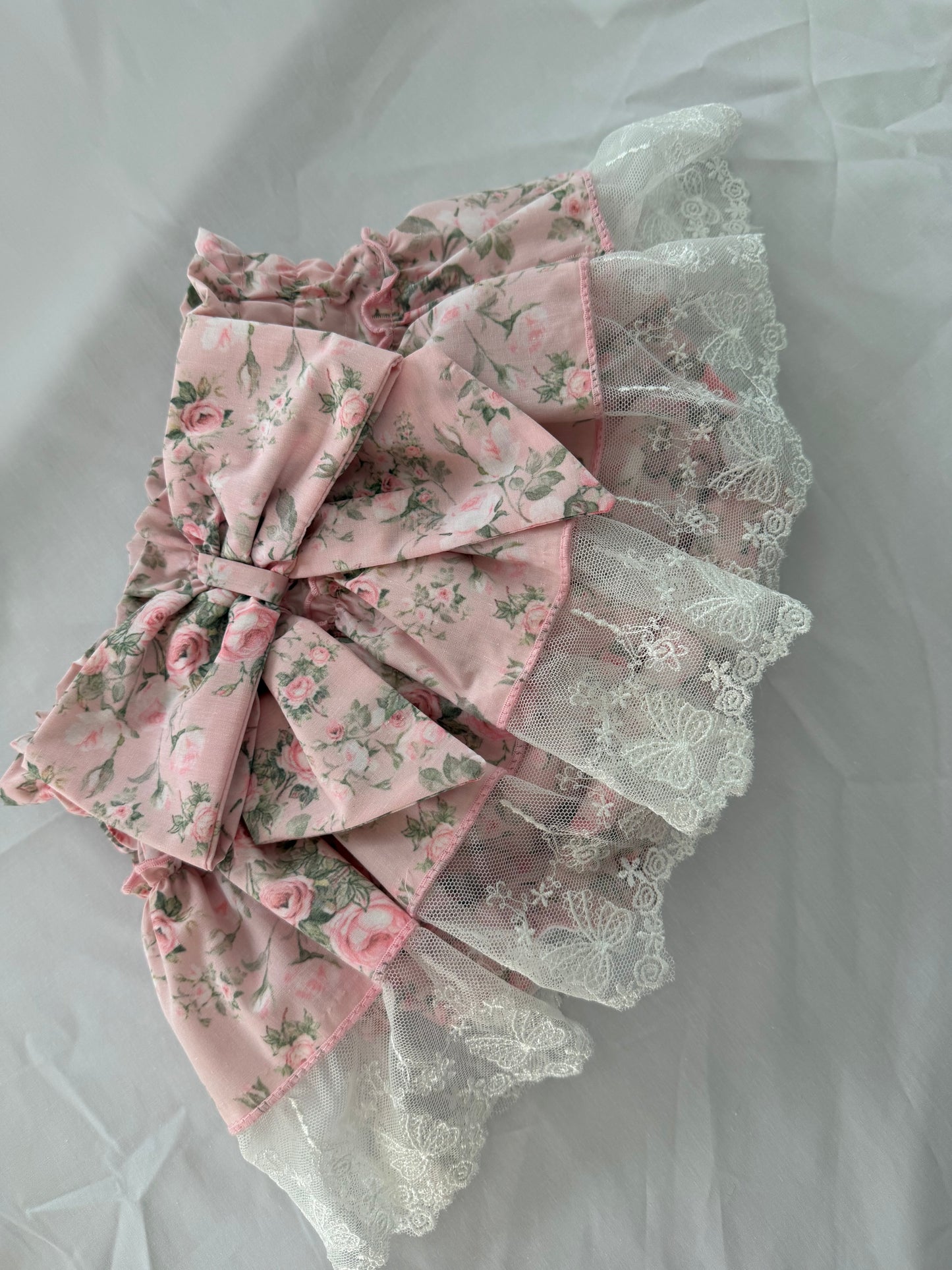 Rose Garden lace bloomer - MADE BY ORDER
