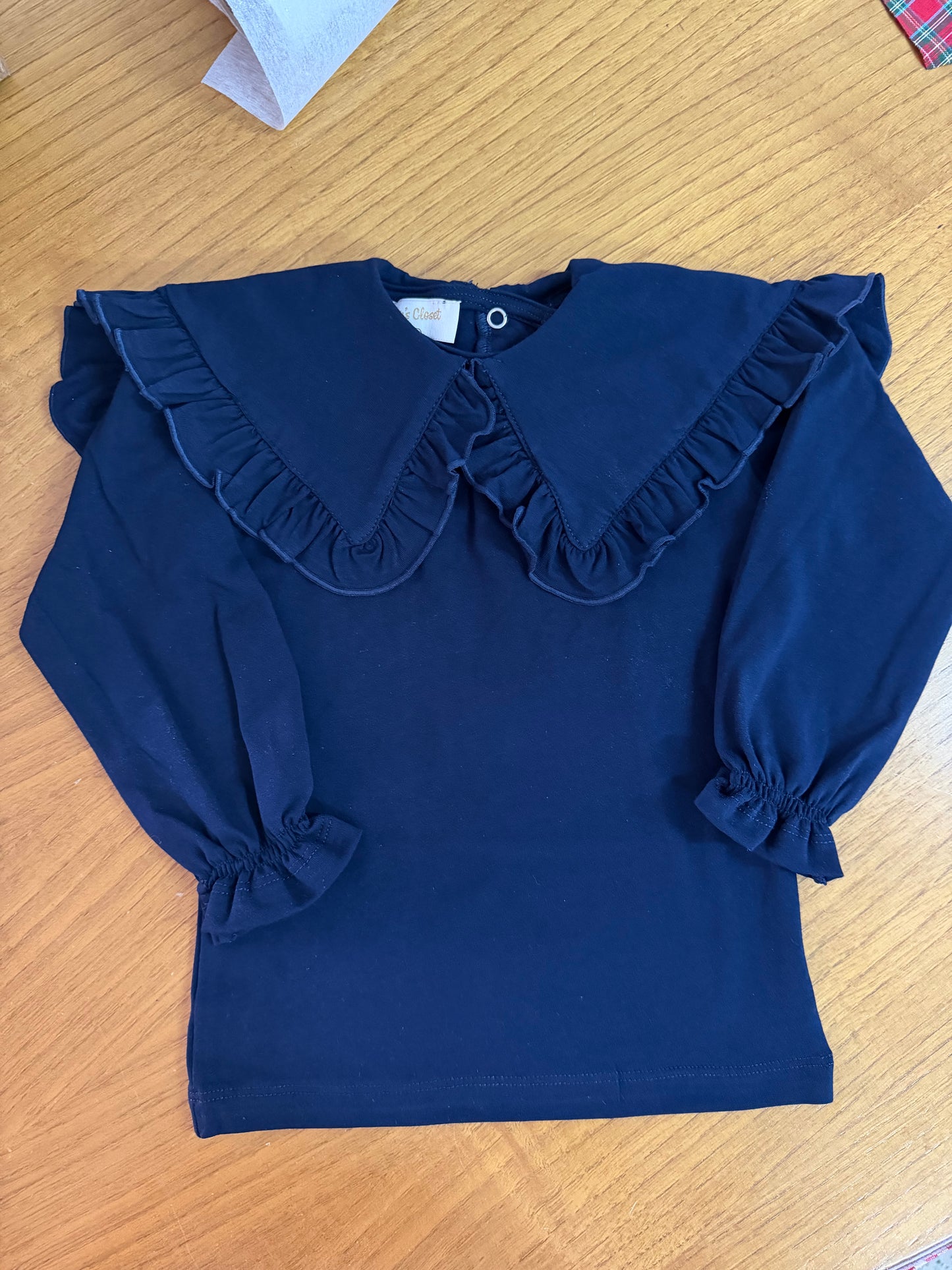 Navy cotton top - PRE ORDER