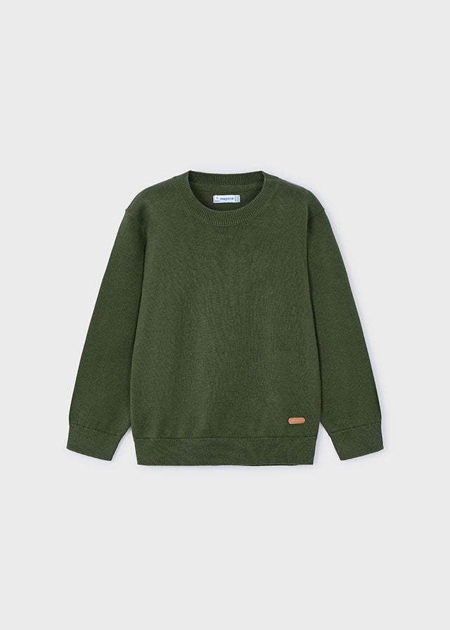 Basic Moss cotton jumper w/rond mayoral