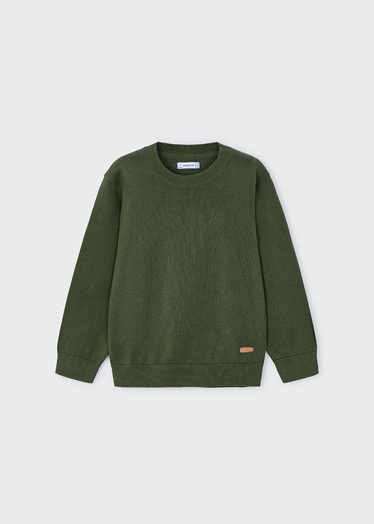 Basic Moss cotton jumper w/rond mayoral