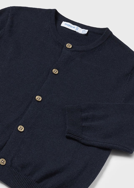 Navy knitting pullover