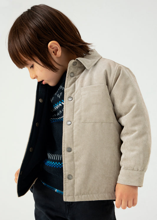 Blue black overshirt