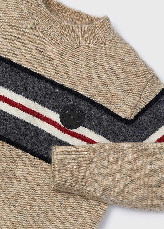 H;almond stripes sweater mayoral