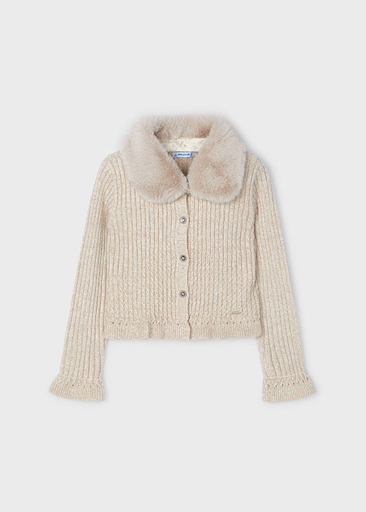 Beige maza cardigan