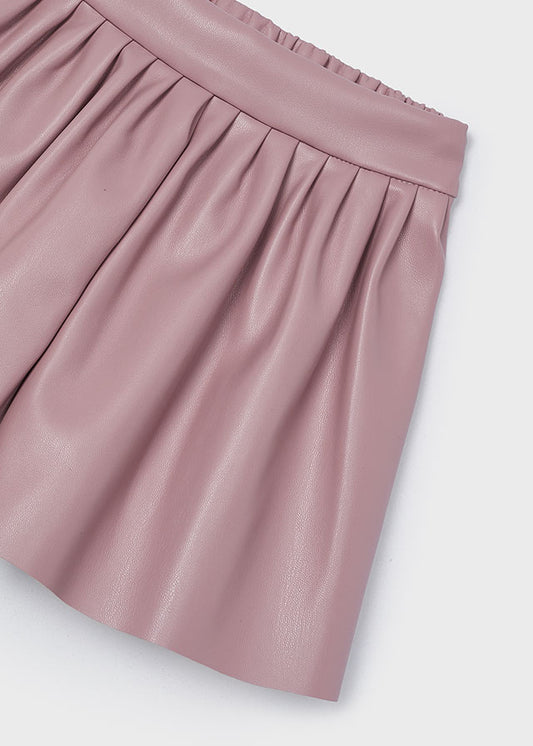 Rose Leatheared skirt Mayoral