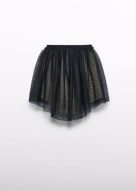 Black tulle skirt