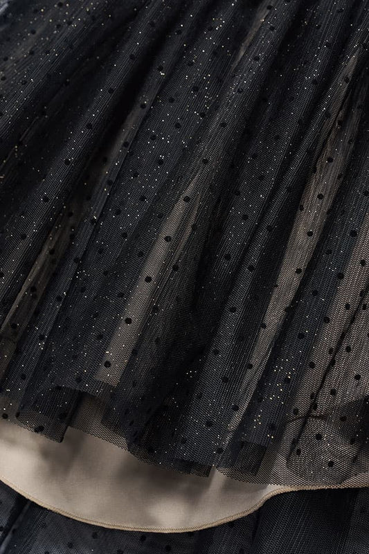Black tulle skirt