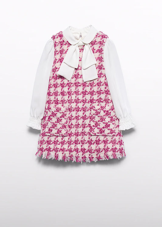 blackcurra pinafore dress