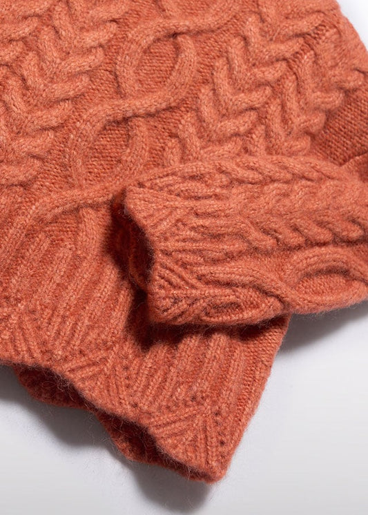 Orange Braided jumper