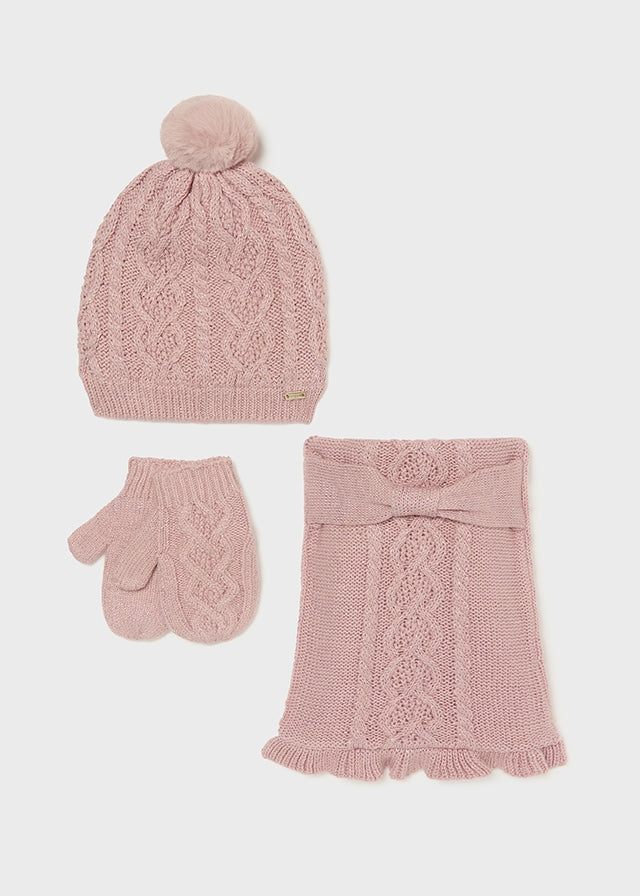 Hat scarf set mayoral baby