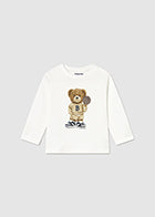 Cream shirt bear