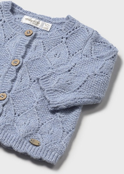 37-H. Skyblue KNIT cardigan