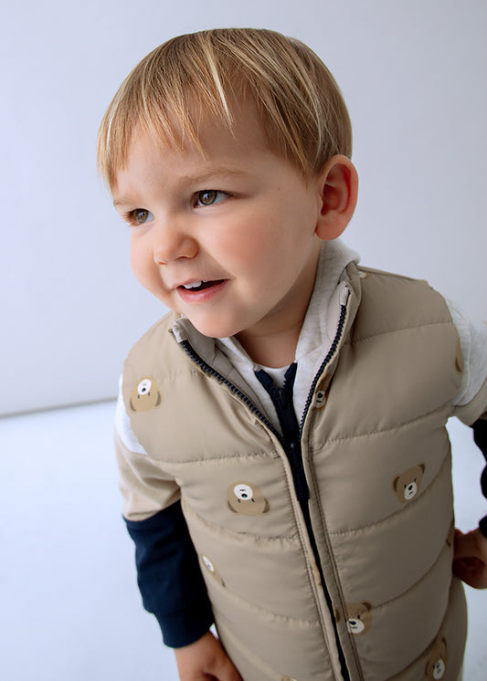 Blue Reversible vest