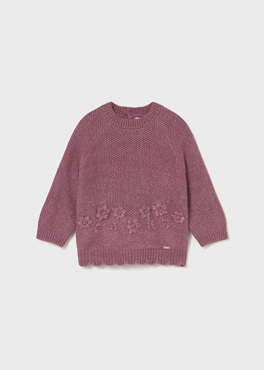 Rose mix Flower textured jersey