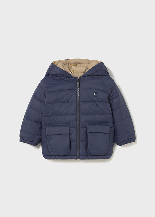 Blue Reversible soft coat