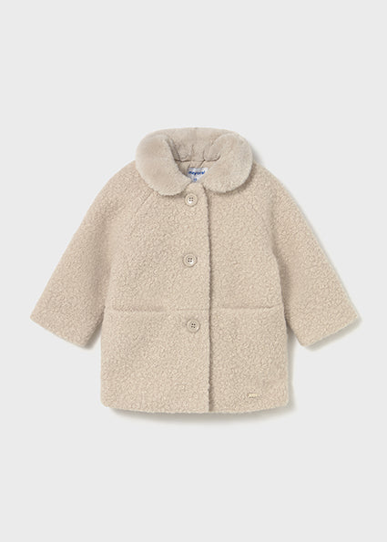 Sand Shearling coat