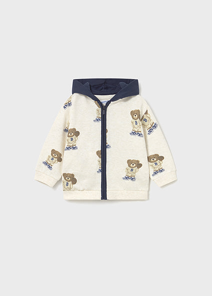 Blue 3-piece print tracksuit