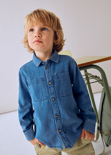 Medium L/s denim shirt