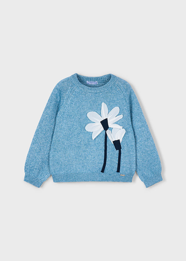 Ocean Flower applique jersey