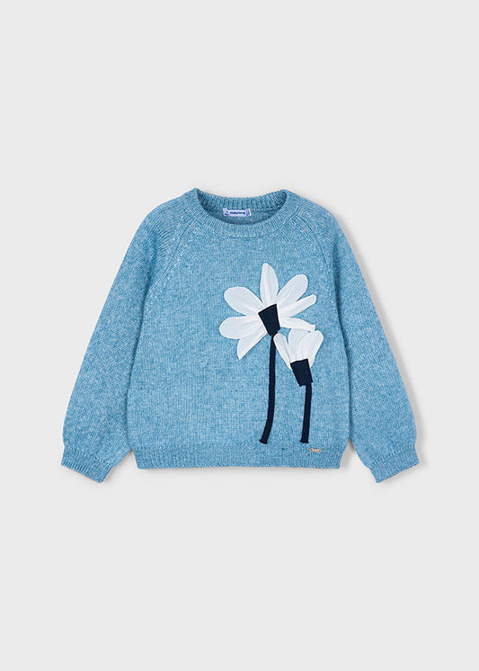 Ocean Flower applique jersey