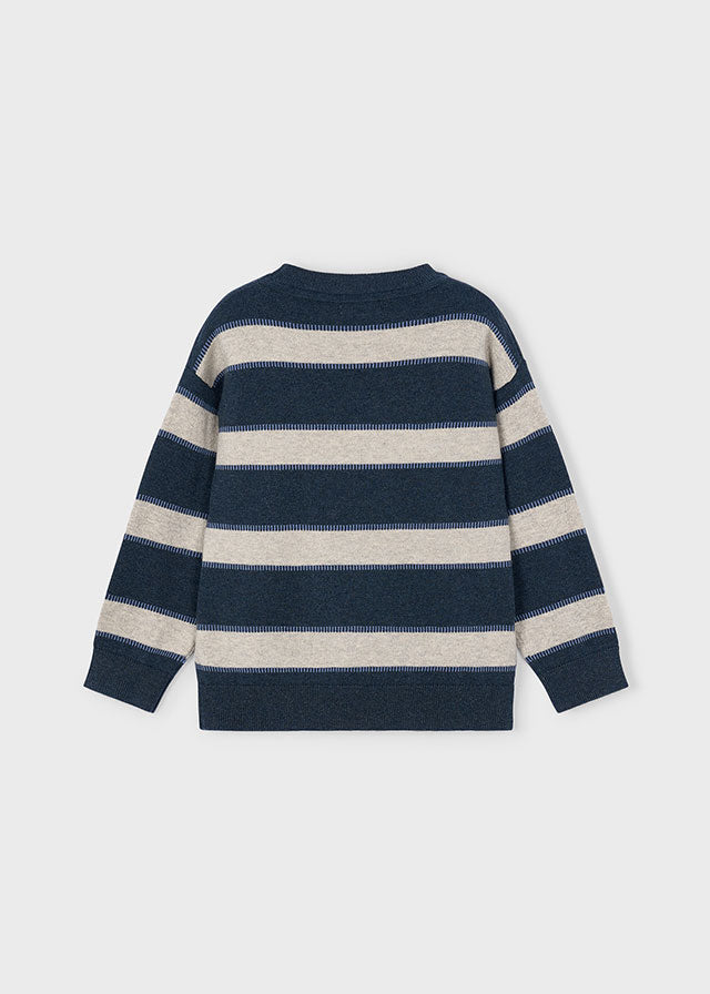 42-Eclipse Bl stripes jumper