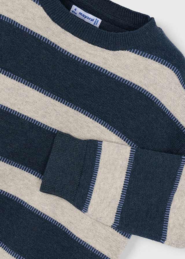 42-Eclipse Bl stripes jumper