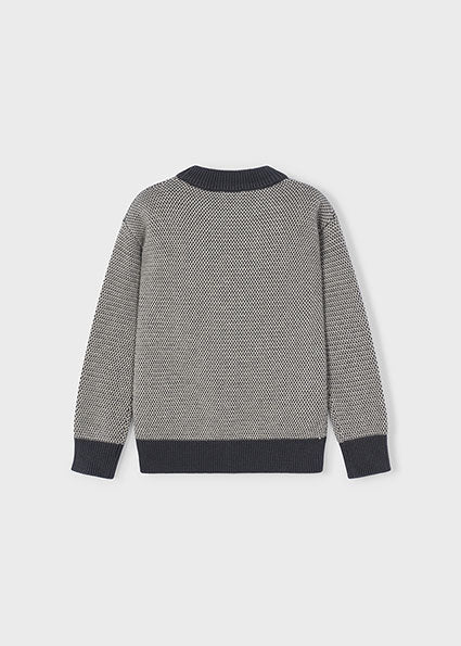 90-Blackboard Textured sweater