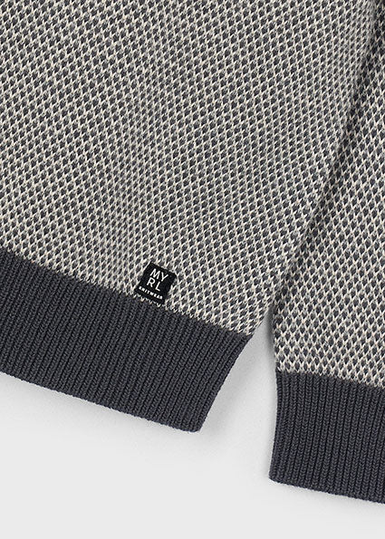 90-Blackboard Textured sweater