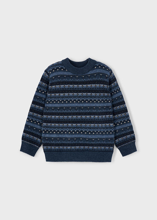 Steel Jacquard jumper