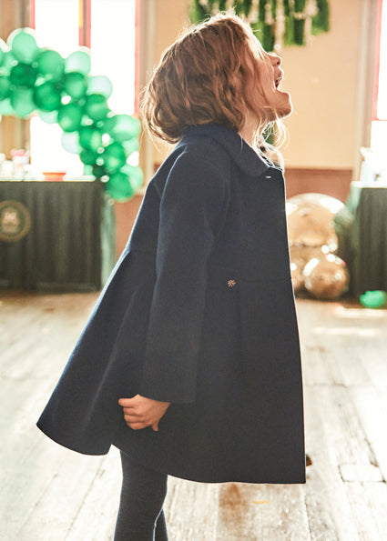 Navy Woolen Coat