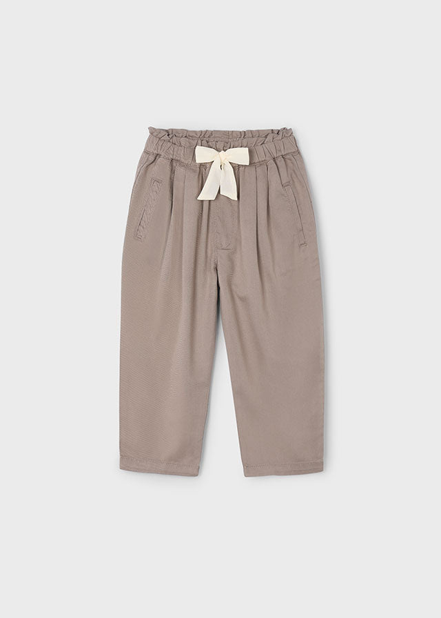 16-Col. Mole paperbag pants