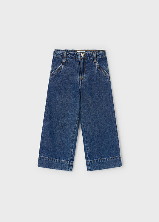 Dark Wide leg denim pants