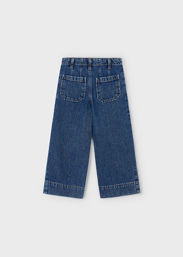 Dark Wide leg denim pants