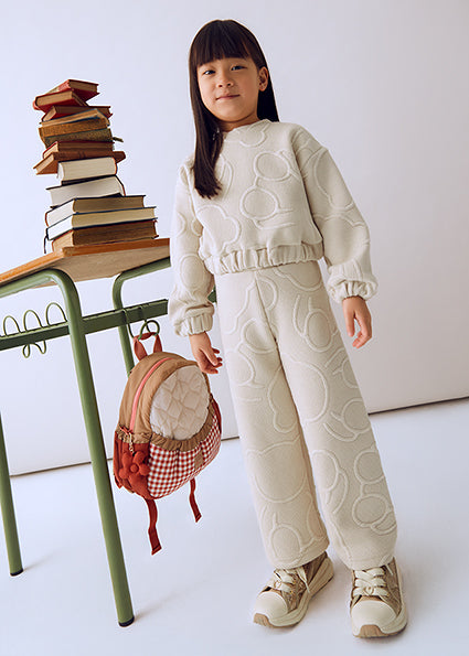 Sand Padded tracksuit