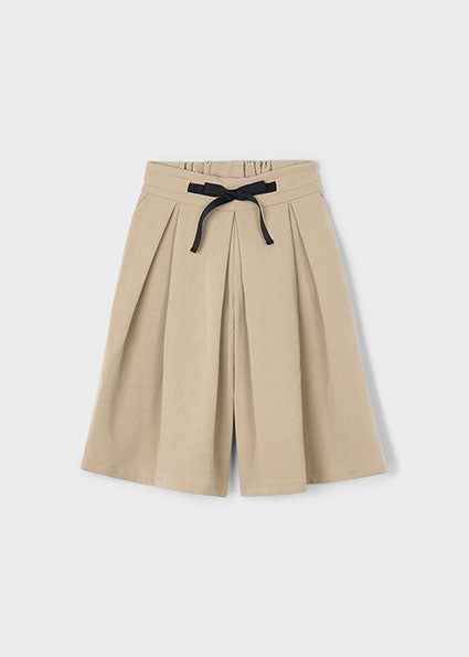 Wood Midi Skort