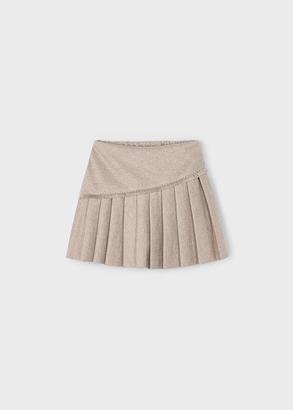 Col.mole Pleated knit skort