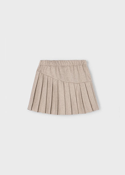 Col.mole Pleated knit skort