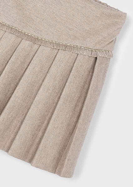 Col.mole Pleated knit skort