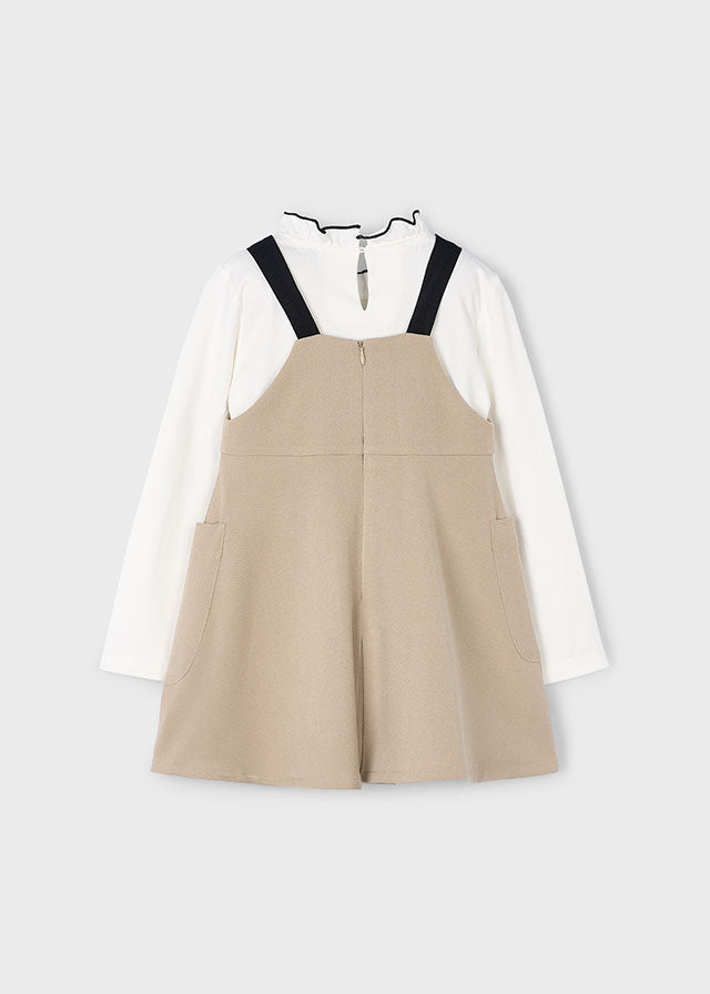 Wood Swan pinafore dress