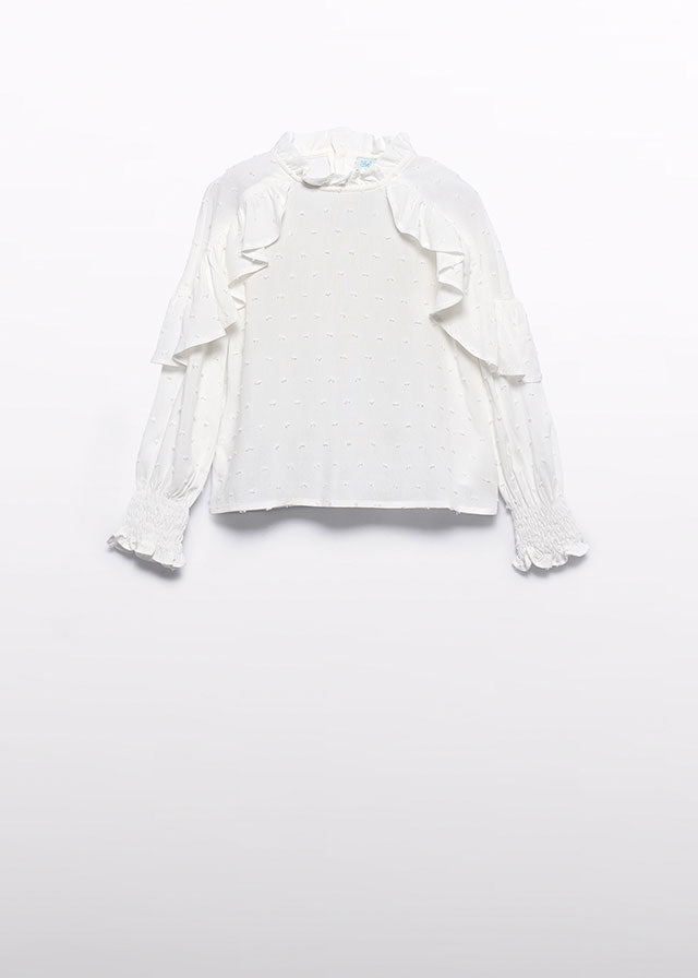 Cream blouse 5615