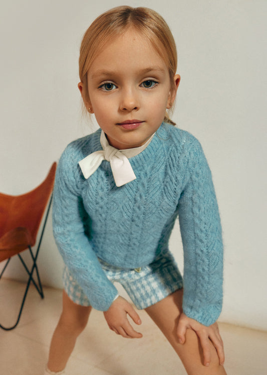 Aqua Knitting sweater