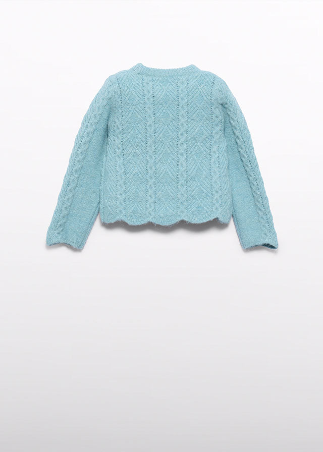Aqua Knitting sweater