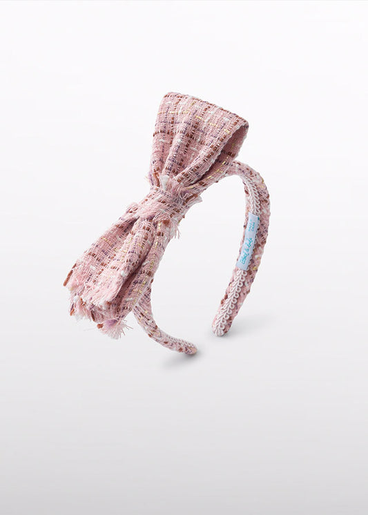 Petal Bowtie tweed headband