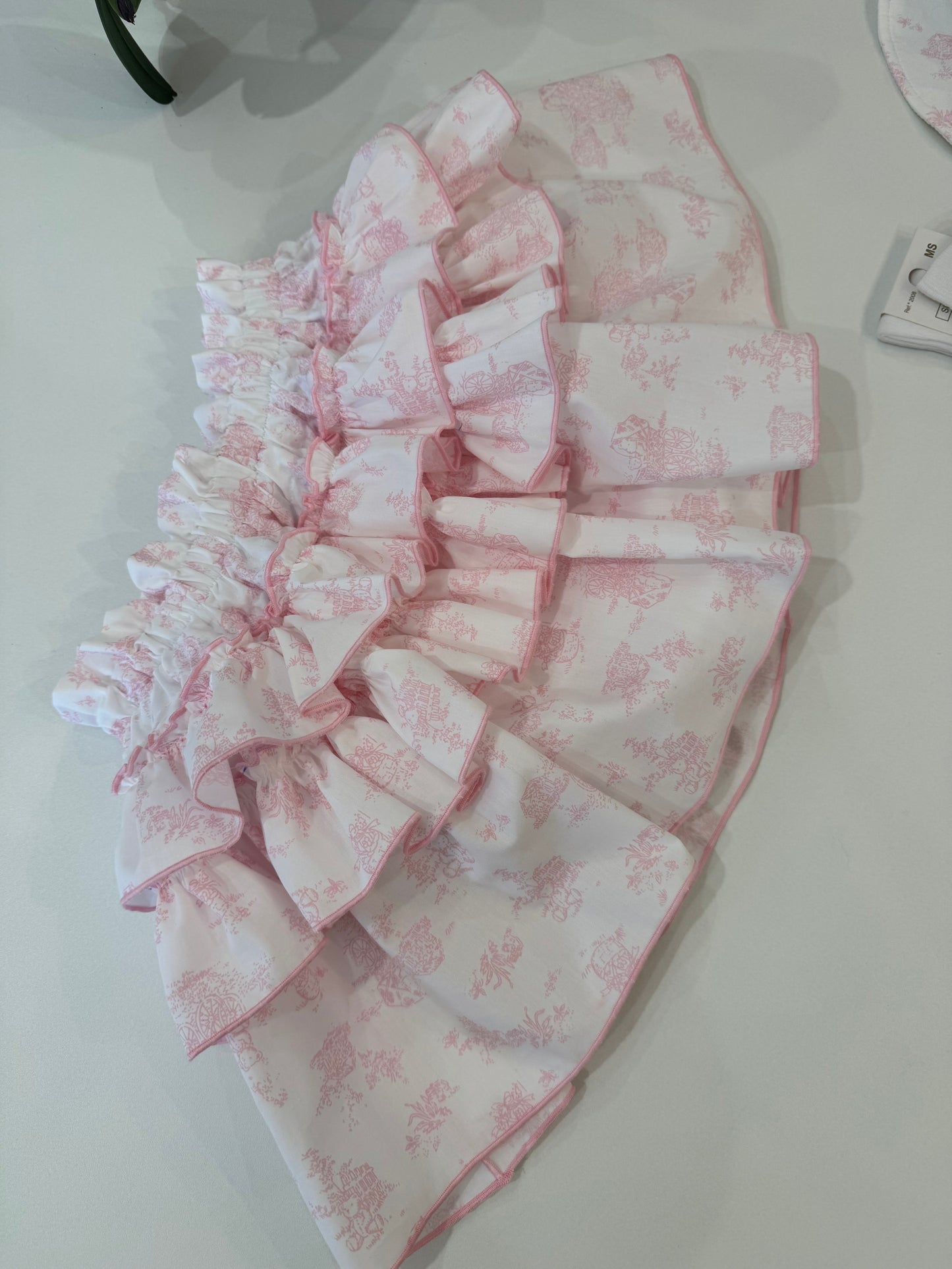 Toile de jouy pink new bloomer - pre order