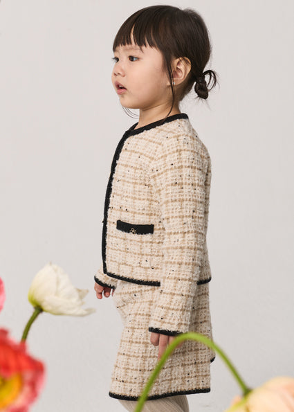 5518- Beige maza set tricot