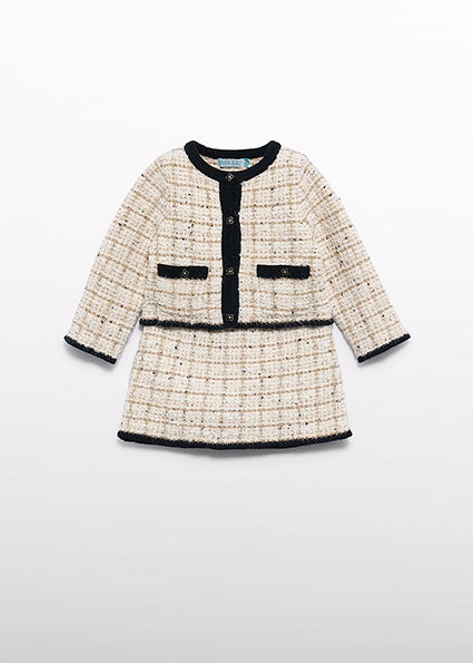 5518- Beige maza set tricot