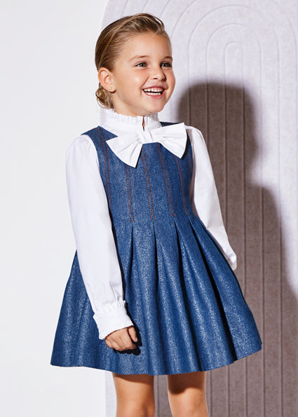 5545- Blue dress set