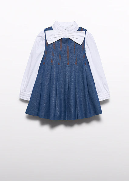 5545- Blue dress set