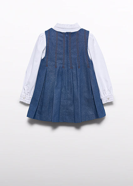5545- Blue dress set